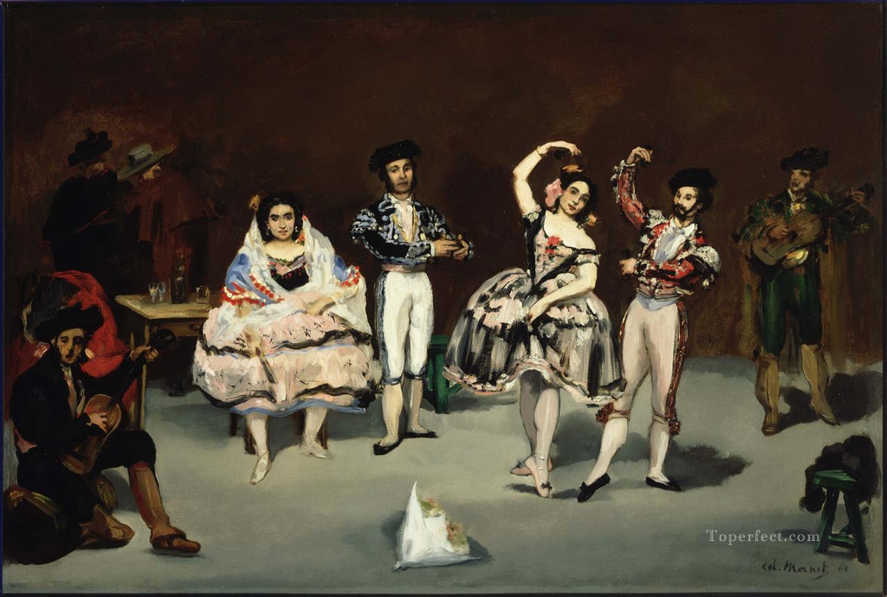スペインのバレエ エドゥアール・マネ油絵